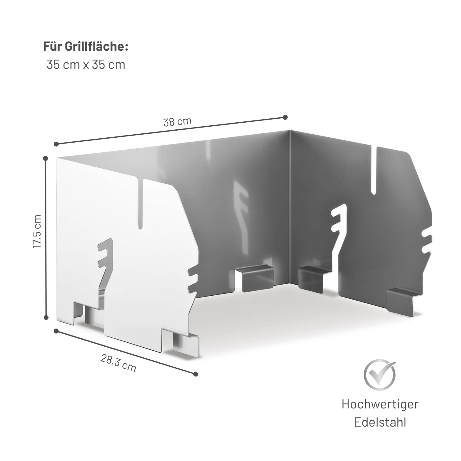 Windansteckblech für THÜROS T2 und THÜROS I