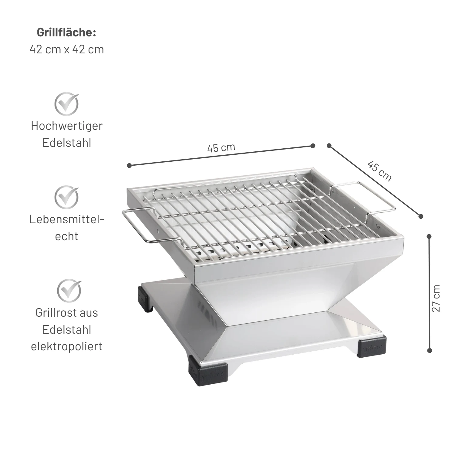 THÜROS T3 Tischgrill