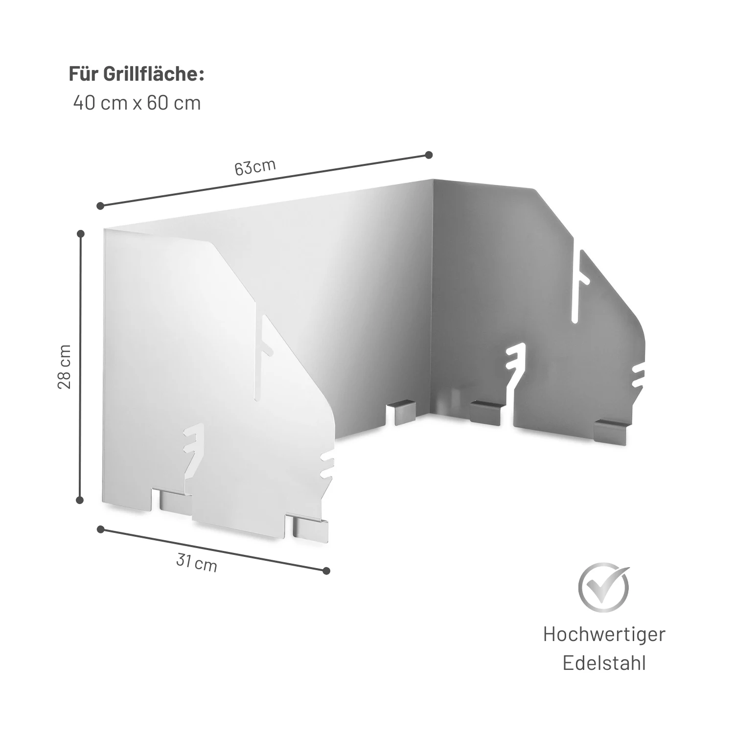 Windansteckblech für THÜROS T4 und THÜROS II