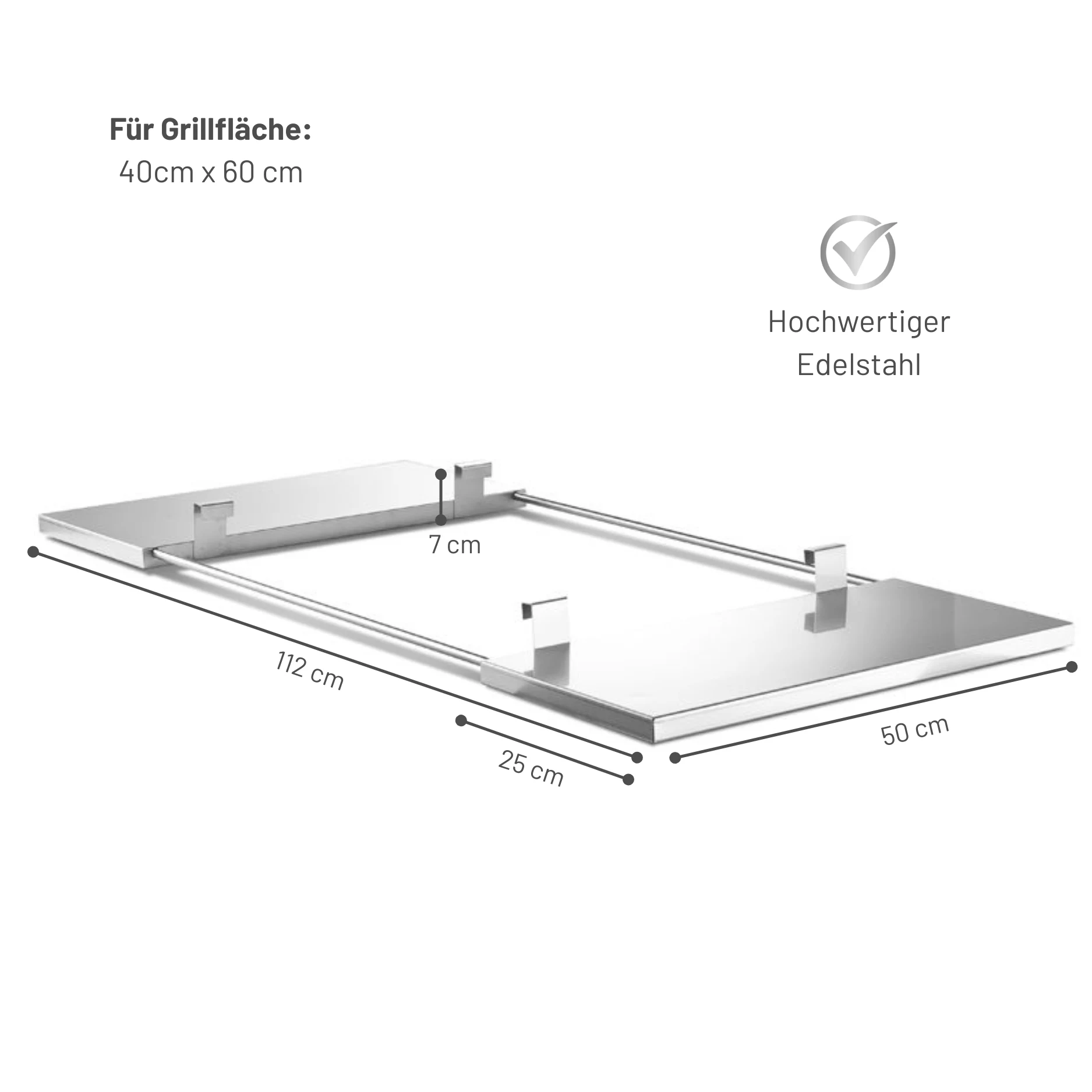 Edelstahlablagen für THÜROS T4 und THÜROS II