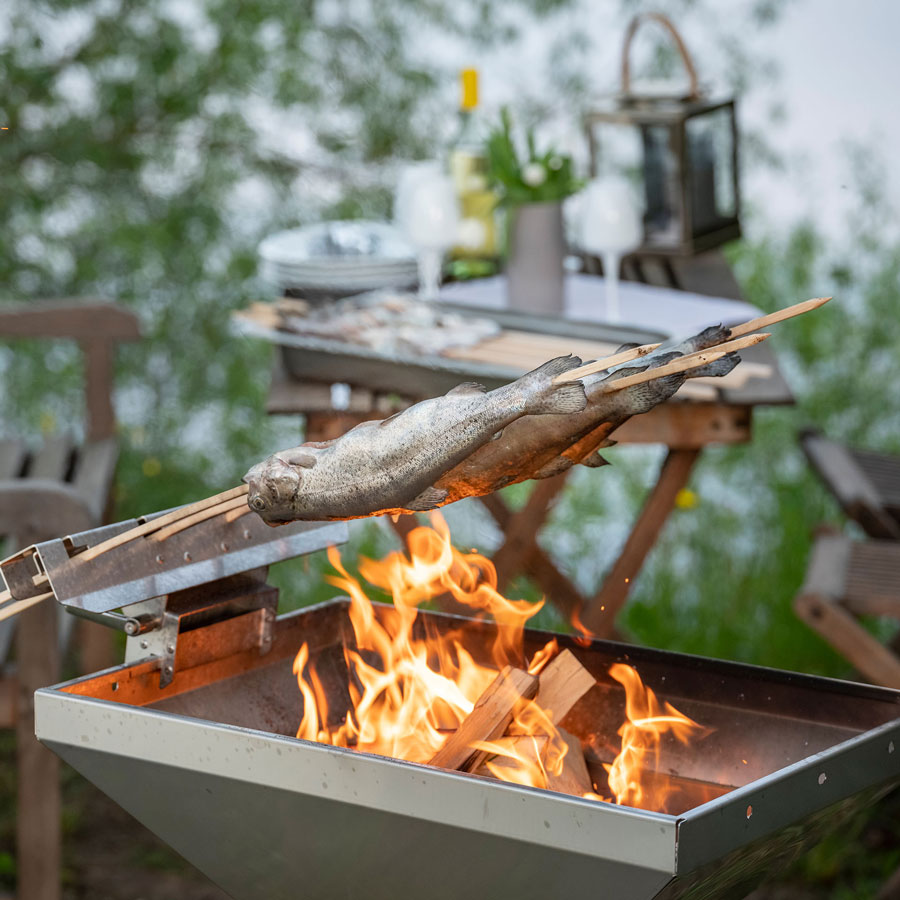 Spieß aus Holz für Steckerlfischhalter - 20 Stück