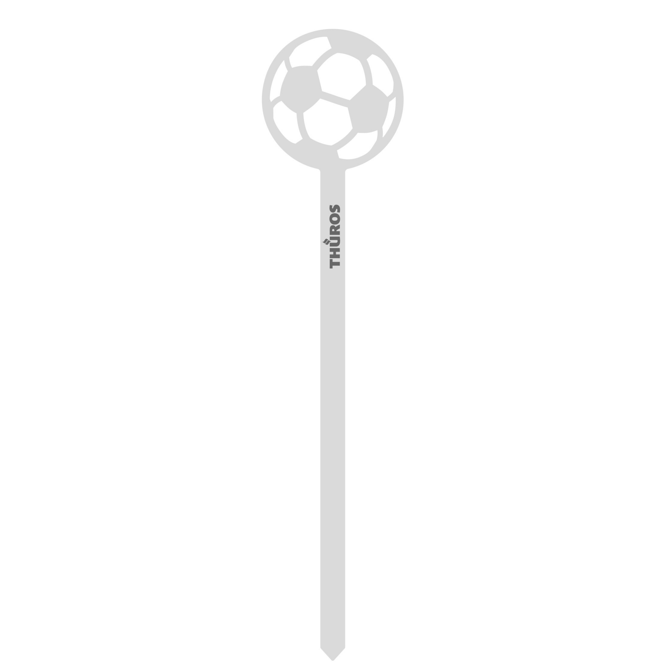 THÜROS Edelstahl Burgerspieß mit Ball