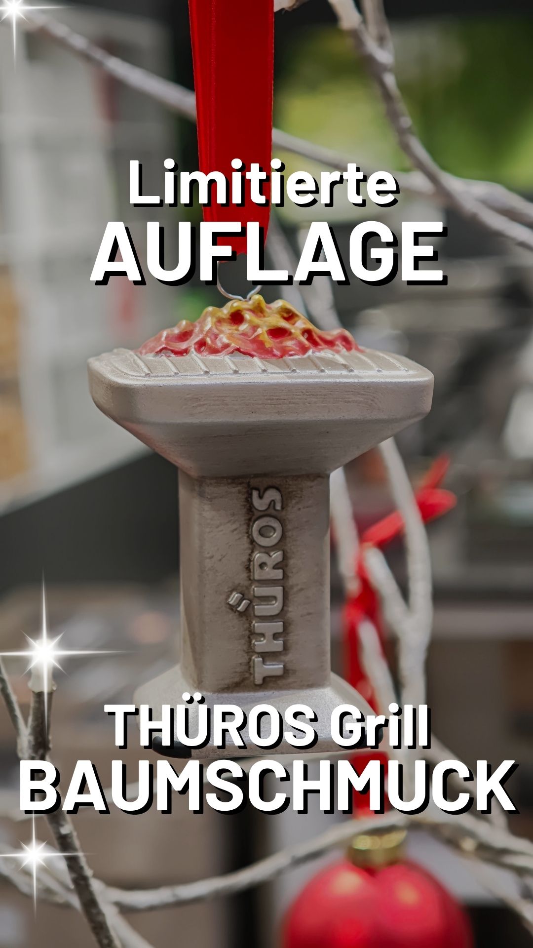 THÜROS Weihnachtsbaumanhänger – Grillliebe im Mini-Format