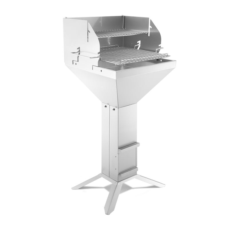THÜROS Halter Für BBQ Haube – Für Grills Mit 42x42 Cm Fläche, Edelstahl, Made In Germany